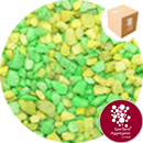 Fish Tank Gravel - Fluorescent CitrusSpring Yellow / Green - 2907SS